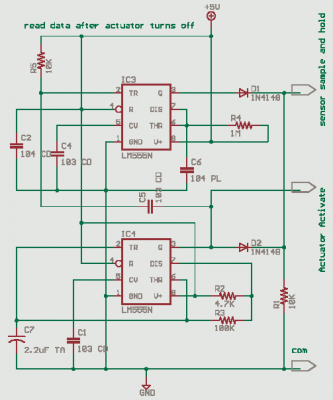 OR gate with two IC 555