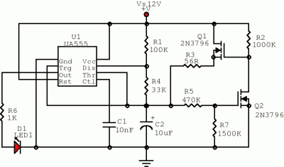 IC Digital 555 Pulse Generator