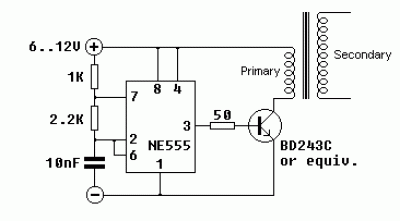 2n3055 transistor tesla coil