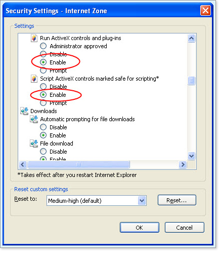 How To Enable Activex