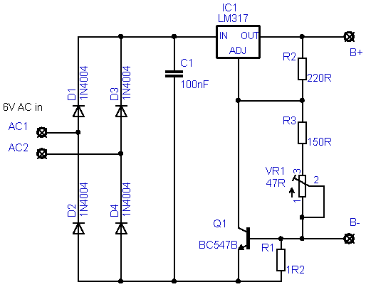 Schematic for the SLA Charger