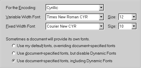 Fonts